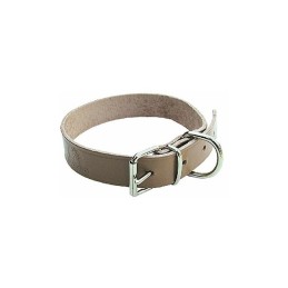 COLLARE P/CANE IN CUOIO CM 44
