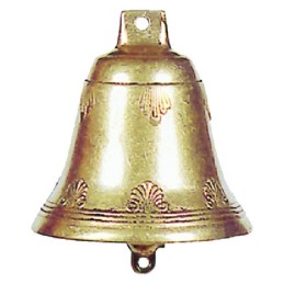 CAMPANA IN OTTONE LUCIDO D. 50