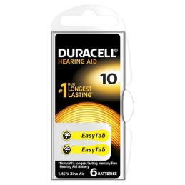 DURACELL PILA ACUSTICA 10 PZ 6