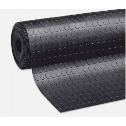 TAPPETO A BOLLE NERO IN...